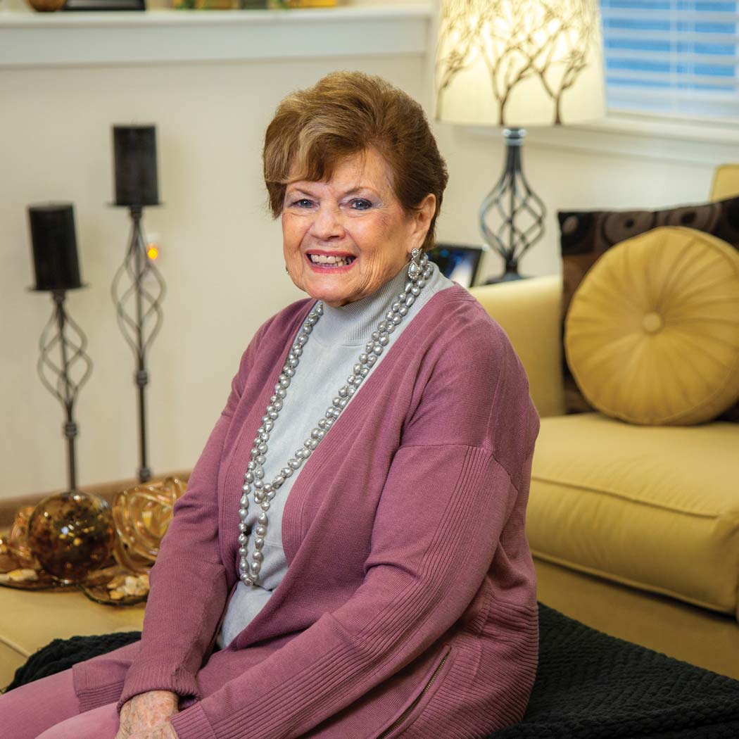 Residents enjoying time together at Steeplechase