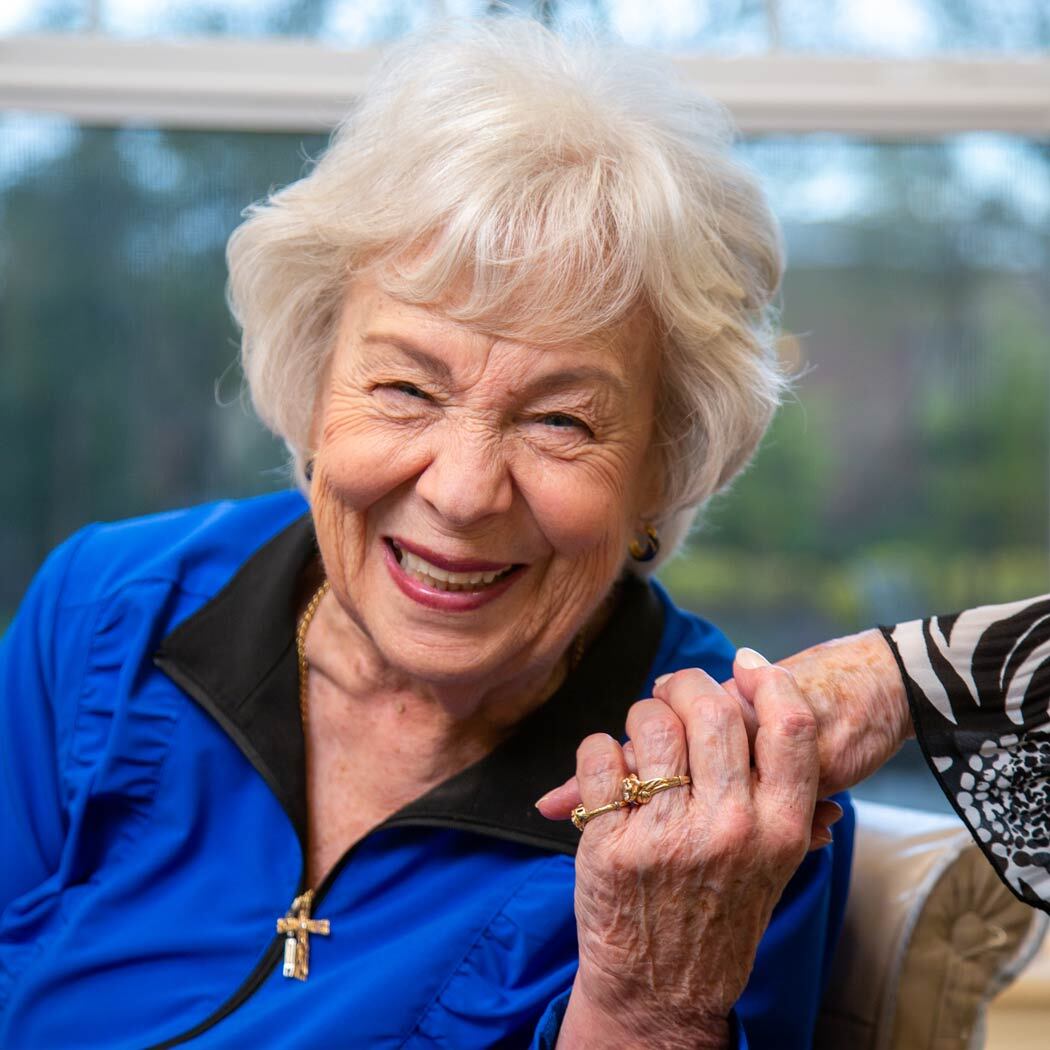 Residents enjoying time together at Steeplechase